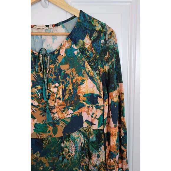 Soft Surroundings Midi Dress Size S Petite Dakota Floral - Picture 3 of 10